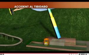 Nehoda v zábavním parku Tibidabo v Barceloně