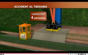 Nehoda v zábavním parku Tibidabo v Barceloně